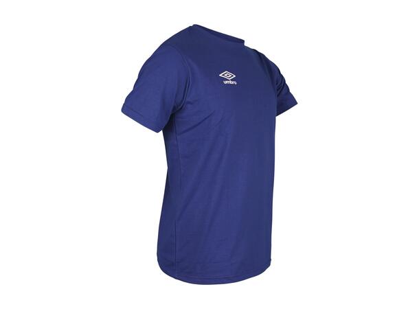 UMBRO Basic Tee Blå S Rundhalset t-skjorte i bomull 