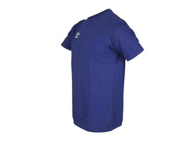 UMBRO Basic Tee Blå S Rundhalset t-skjorte i bomull 