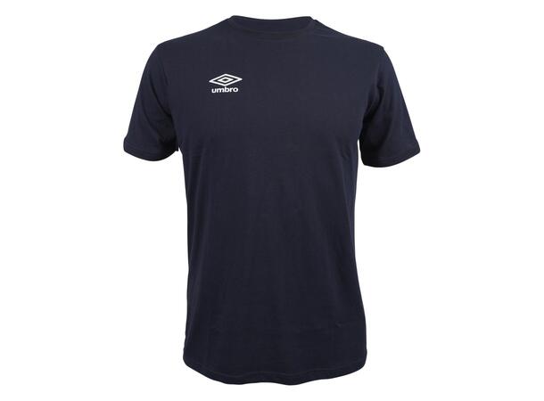 UMBRO Basic Tee Marine L Rundhalset t-skjorte i bomull 