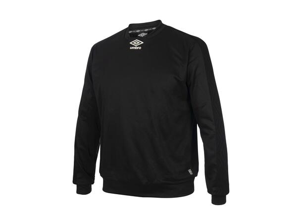 UMBRO Flex Crewneck Sort M Rundhalset genser i polyester til voksen 