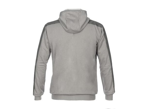 UMBRO Flex Full Zip Hood Jr Lys grå 116 Jakke med hette i resirkulert polyester 