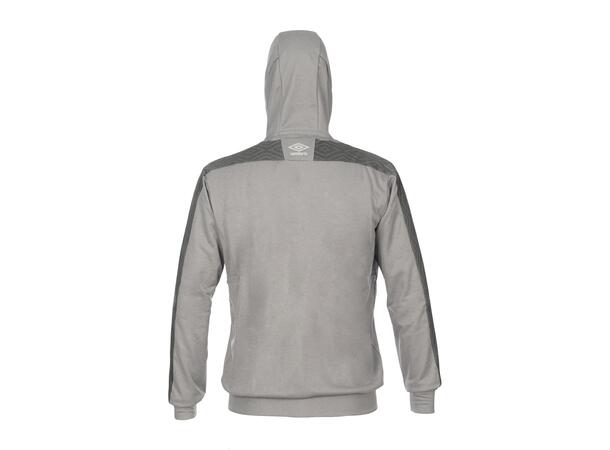 UMBRO Flex Full Zip Hood Jr Lys grå 116 Jakke med hette i resirkulert polyester 