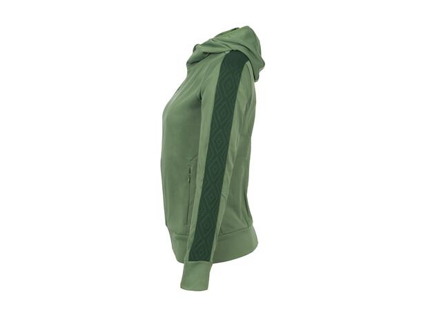 UMBRO Flex Full Zip Hood W Grønn 40 Jakke med hette i resirkulert polyester 