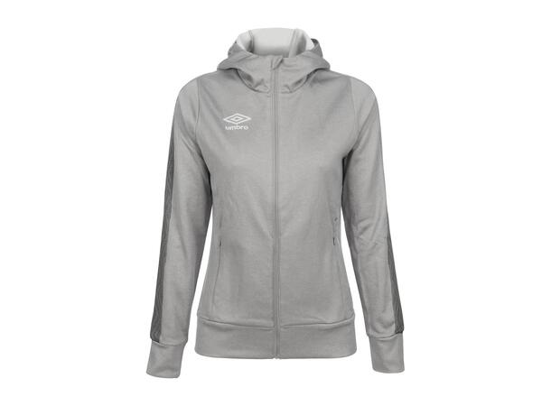 UMBRO Flex Full Zip Hood W Lys grå 36 Jakke med hette i resirkulert polyester 