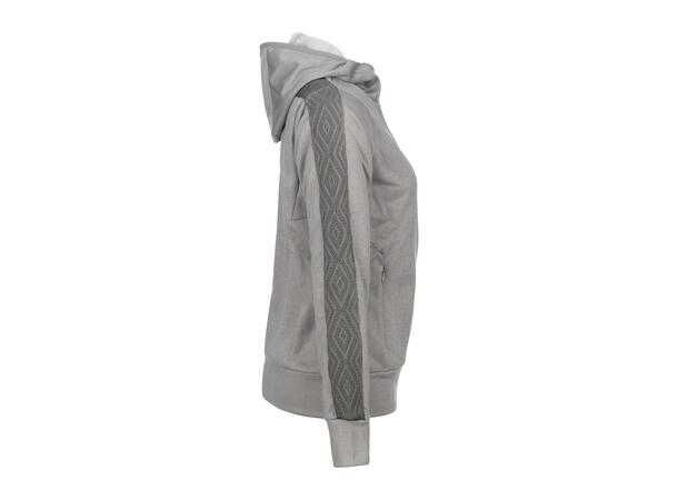 UMBRO Flex Full Zip Hood W Lys grå 36 Jakke med hette i resirkulert polyester 