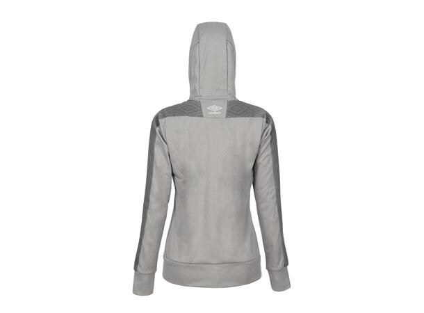 UMBRO Flex Full Zip Hood W Lys grå 36 Jakke med hette i resirkulert polyester 