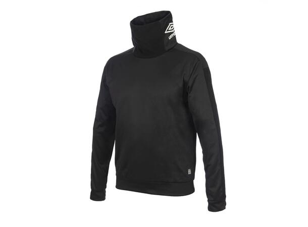 UMBRO Flex High Neck Sweater Sort L Høyhalset genser i resirkulert polyester 