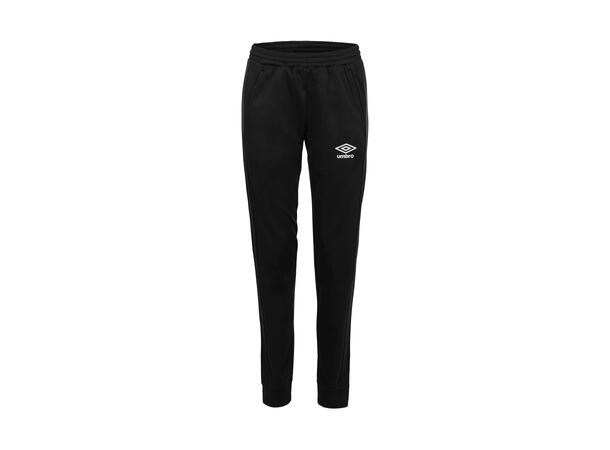 UMBRO Flex Pant W Sort 42 Bukse til dame i resirkulert polyester 