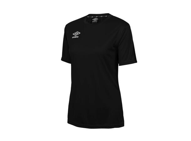 UMBRO Flex T-shirt W Sort 36 T-skjorte i resirkulert polyester 