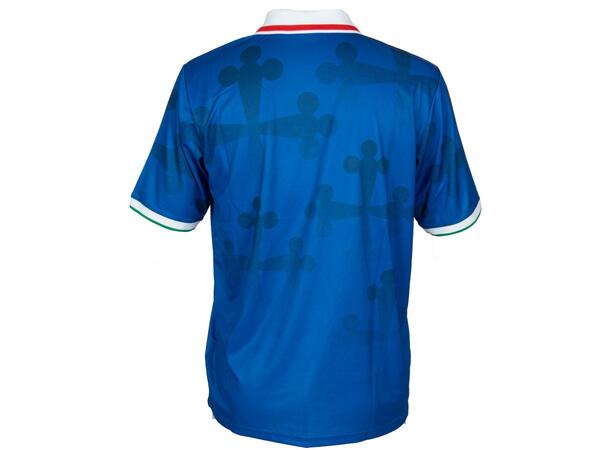UMBRO Italy Jersey Blå L Retro fotballskjorte 