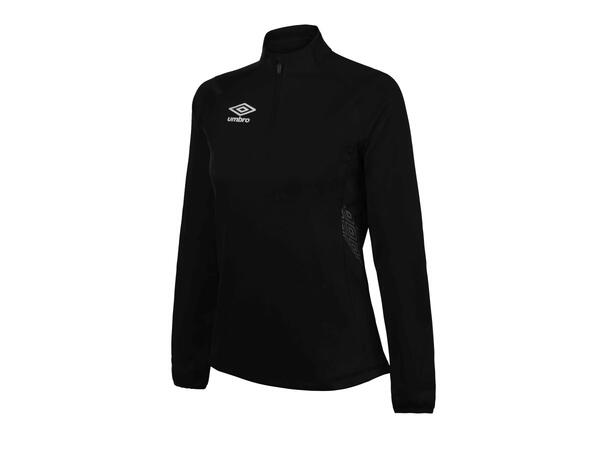 UMBRO Liga Half zip W Sort 42 Treningsgenser med glidelås i hals 