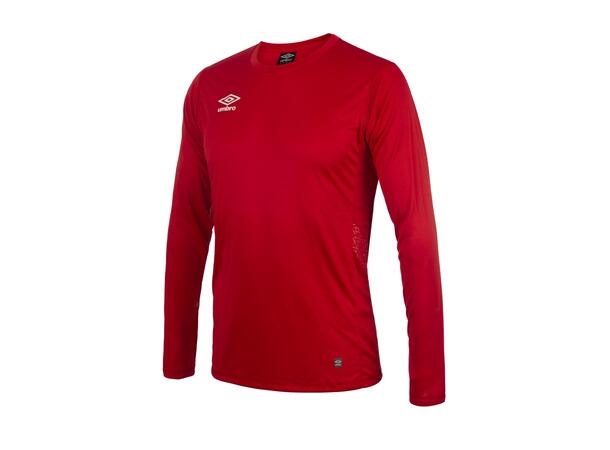 UMBRO Liga LS Jersey Rød XS Flott langermet spillertrøye 