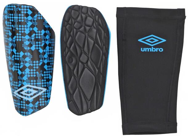 UMBRO Neo Minimus W/Sleeve Sort/Blå M Leggbeskytter med strømpe