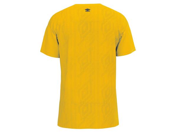 UMBRO UX Pro SS Jsy Jr Gul/Sort 164 Flott kortermet spillertrøye junior 