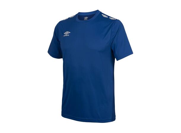 UMBRO UX Pro Trn Tee Jr Blå/Hvit 164 Teknisk trenings t-skjorte junior 