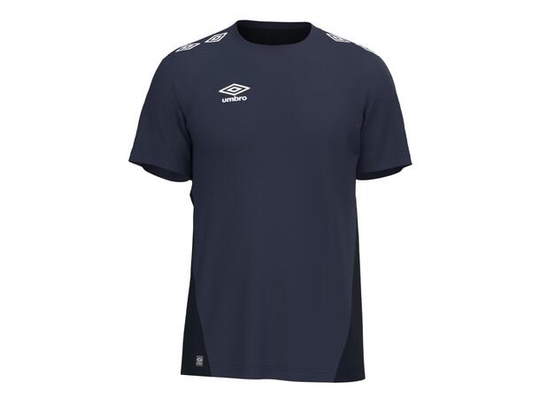 UMBRO UX Pro Trn Tee Jr Marine/Hvit 140 Teknisk trenings t-skjorte junior 