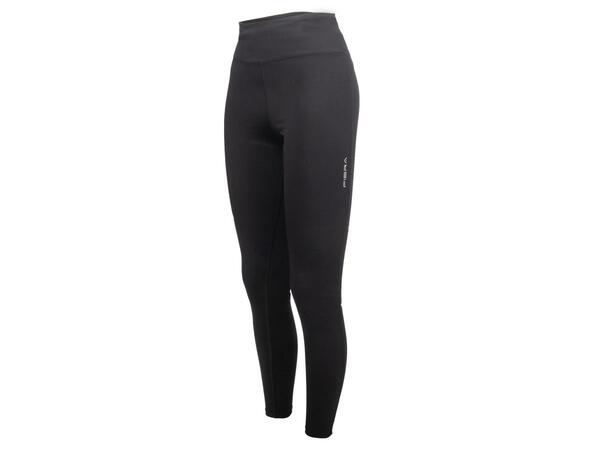 FIBRA Long Tights Women Sort M Lang tights med god elastisiitet Dame 
