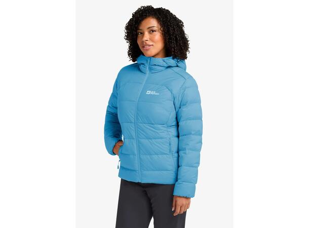 JW Ather Down Hoody W Rds Lys blå L Jack Wolfskin women’s down jacket 