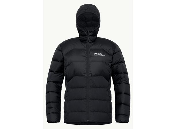 JW Ather Down Hoody W Rds Sort S Jack Wolfskin Dunjakke til dame 