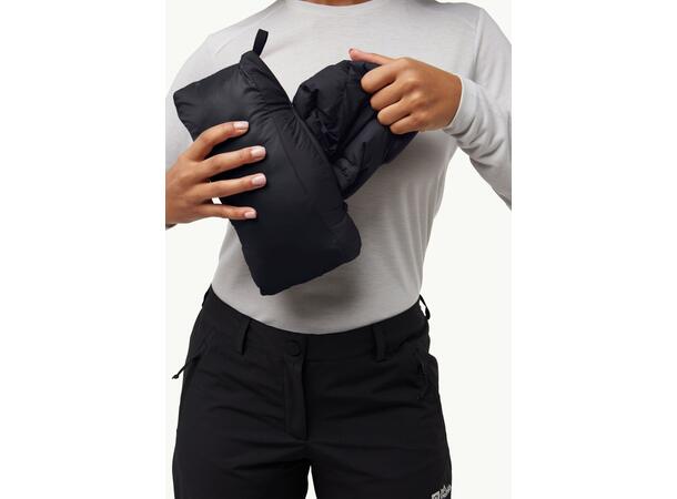 JW Ather Down Hoody W Rds Sort S Jack Wolfskin Dunjakke til dame 