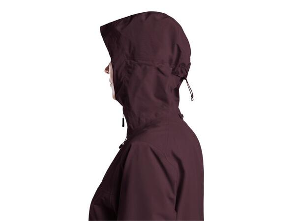 JW Highest Peak 3L Jkt W Burgunder M Jack Wolfskin Skalljakke til dame 