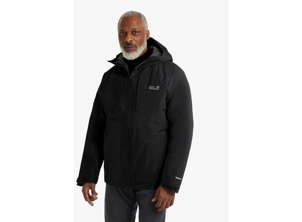 JW Icecape 2L Down Ins Jkt Sort S Jack Wolfskin vanntett dun jakke 