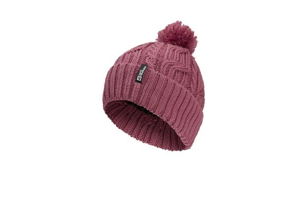 JW Pompom Beanie Burgunder OS Jack Wolfskin windproof knitted hat 