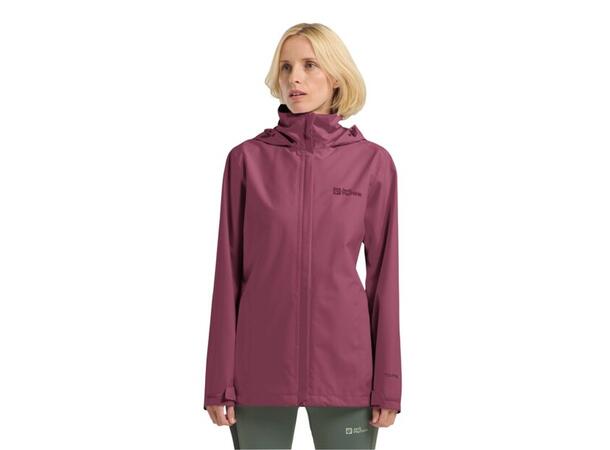 JW Trailtime 2L Jkt W Burgunder 3XL Jack Wolfskin Skalljakke til dame 