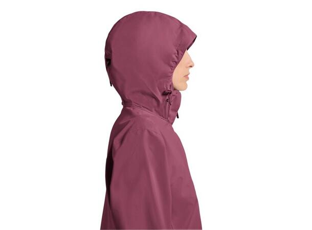 JW Trailtime 2L Jkt W Burgunder 3XL Jack Wolfskin Skalljakke til dame 