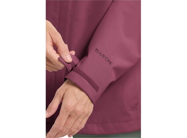 JW Trailtime 2L Jkt W Burgunder 3XL Jack Wolfskin Skalljakke til dame 