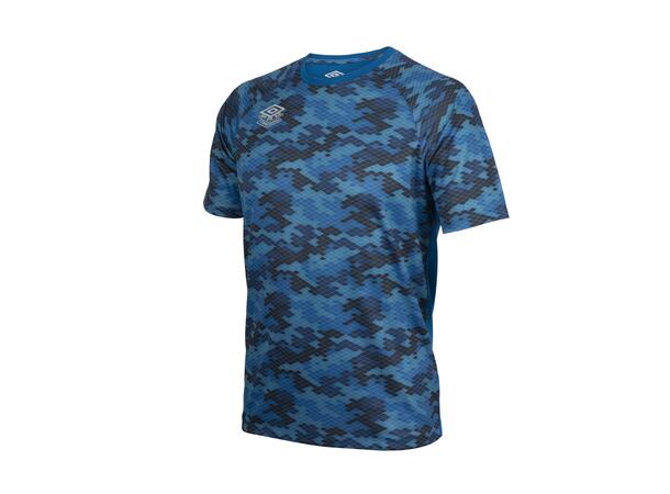 UMBRO Pro Tr Graphic Jersey Blå L Trenings T-skjorte i polyester med print 