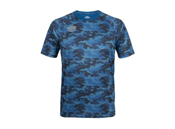 UMBRO Pro Tr Graphic Jersey Blå L Trenings T-skjorte i polyester med print 