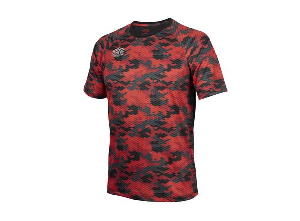 UMBRO Pro Tr Graphic Jersey Sort S Trenings T-skjorte i polyester med print 