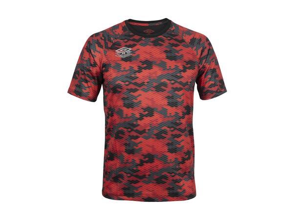 UMBRO Pro Tr Graphic Jersey Sort S Trenings T-skjorte i polyester med print 