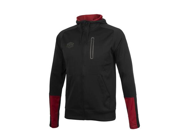 UMBRO Pro Tr. FZ Hoodie Sort M Treningsjakke med hette 