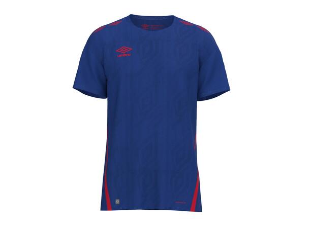 UMBRO UX Pro SS Jsy Blå/Rød M Flott kortermet spillertrøye 