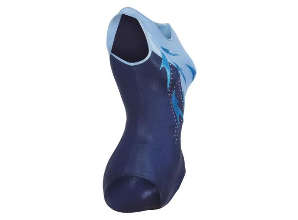 FIBRA Gym Leotard Multi W Blå 110 Stilig turndrakt 