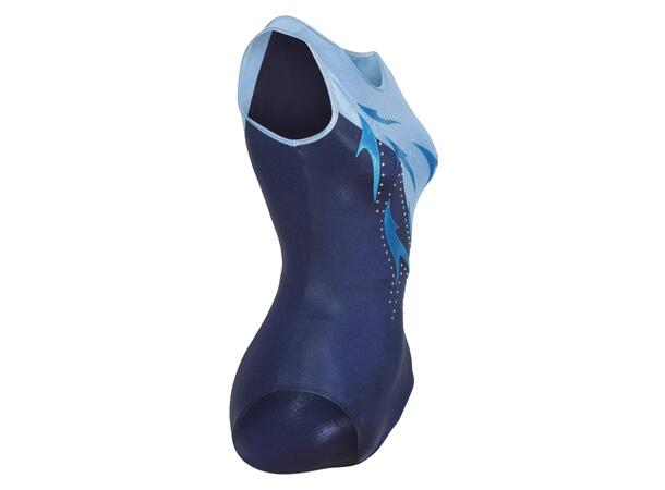 FIBRA Gym Leotard Multi W Blå 110 Stilig turndrakt 