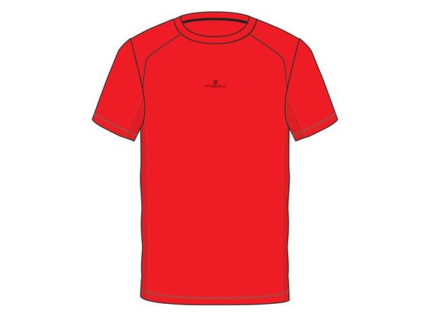 FIBRA Trn Tee Rød S Trenings T-skjorte 
