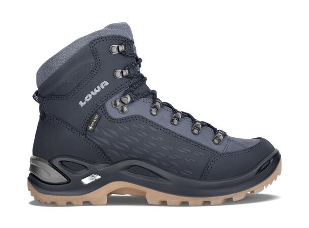 LOWA Renegade Warm GTX Ws Mid Blå 38 Tursko - Vinter - Navy/Ice blue 