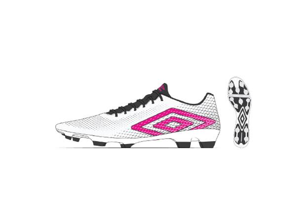 UMBRO Aurora II Lo HGR Jr Hvit 35 Fotballsko til gress og kunstgress 