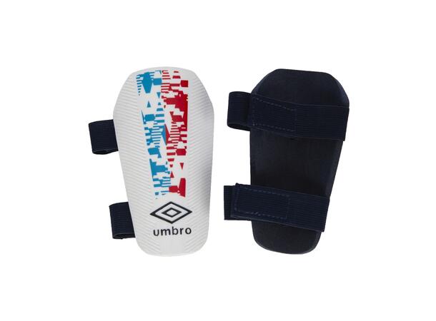 UMBRO Formation Guard- Hvit XS Leggskinn med stropper 