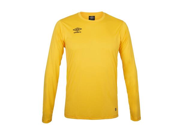 UMBRO Liga LS Jersey jr Gul 140 Flott langermet spillertrøye til junior 