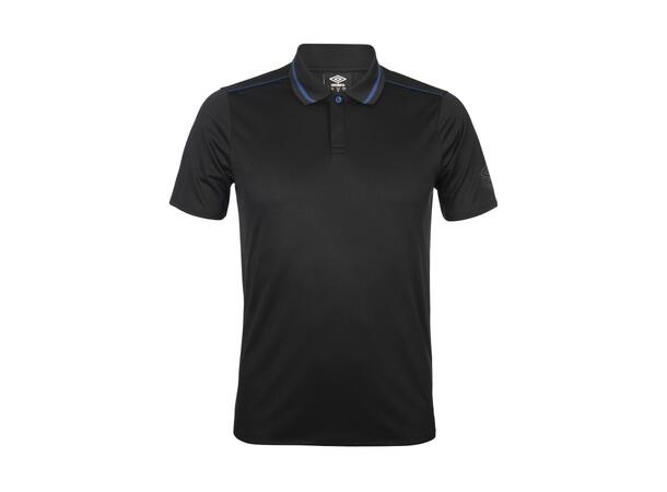 UMBRO Pro Tr Active Polo, Sort M T-skjorte i polyester med krage 
