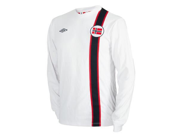 UMBRO Retro 2012 Away Hvit XL Retro fotballskjorte Norge 