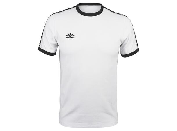 UMBRO Taped Ringer Tee Hvit M T-skjorte i bomull 