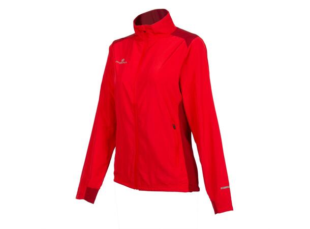 FIBRA Trn Jacket Light W Rød M Treningsjakke til dame 