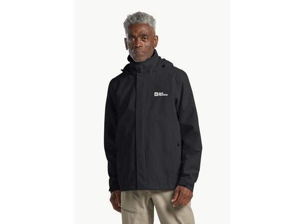 JW Trailtime 2L Jkt M Sort L Jack Wolfskin Skalljakke 