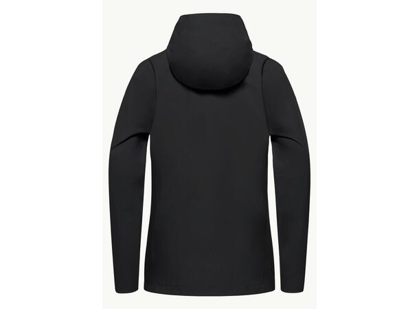 JW Trailtime 2L Jkt W Sort M Jack Wolfskin Skalljakke til dame 