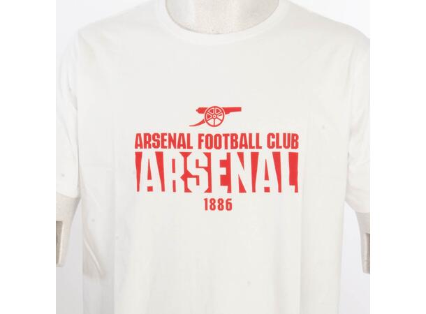 ST Arsenal Nº 2 Cotton Tee Hvit S Arsenal print t-shirt 